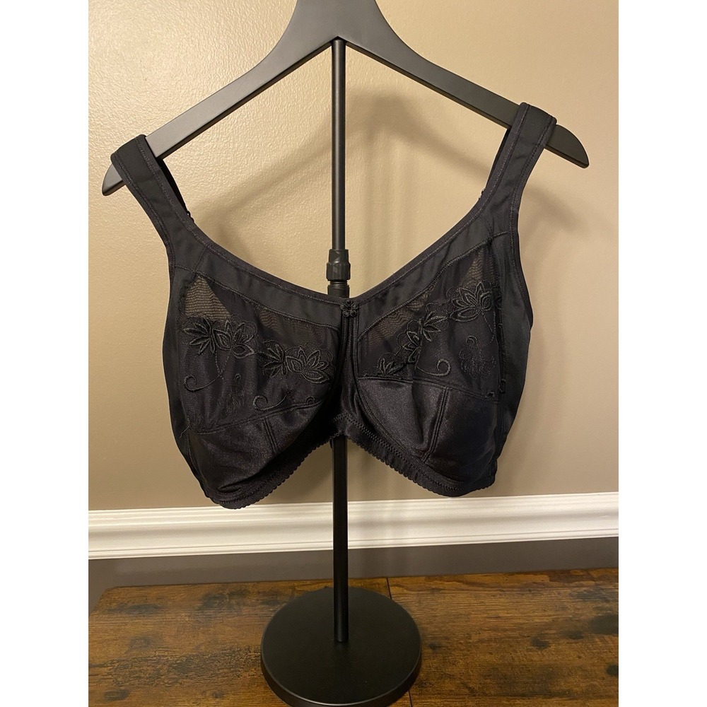 ABC Regalia Mastectomy Bra Style 511 Size 44G Deep Black Signature Collection